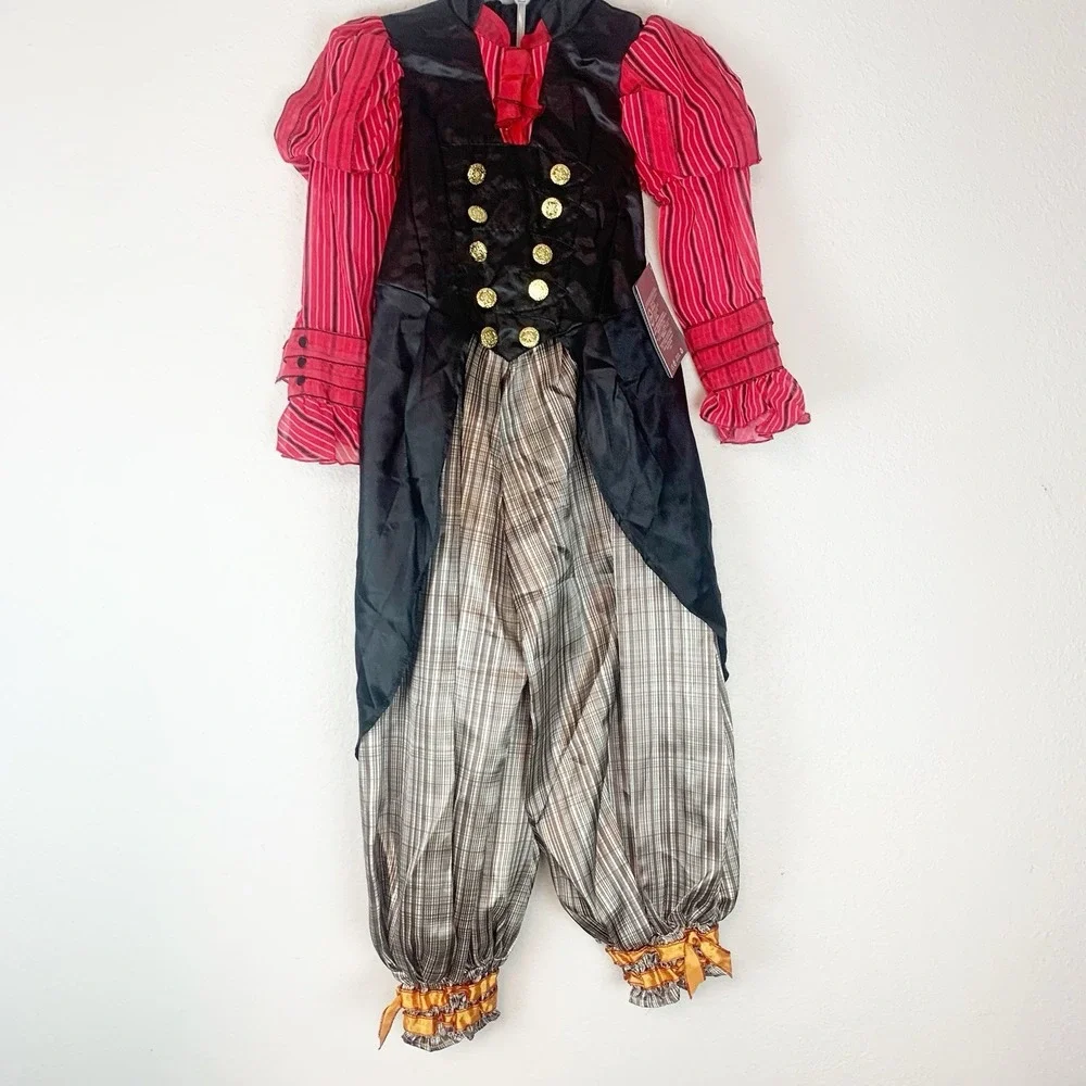 Disney Store Alice in Wonderland Costume Girls 5/6 Through the Looking Glass New